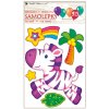 Samolepka na zeď zebra 3D balónková 15 x 26 cm 10439