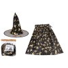 Set karneval - čarodějnice (klobouk, plášť) W027547