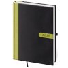 Diář týdenní A5 Bora - černo/zelená 2026 145x205mm DBO423-1-26