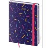 Diář týdenní A5 Vario - Sprinkles s gumičkou 2026 145x205mm DV423-17-26