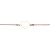 Gifty - Be Happy náramek - g. plated Heart 1042783