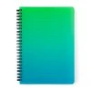 Twin wire blok A5 PP OMBRE zelená