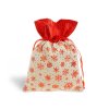 Sáček textil vánoční potisk 13x17cm mix 5800735
