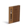 Diář 2026 T805 PU dark brown/beige - na propisku s gumkou 7781480