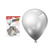 Balónek nafukovací 12ks sáček metal 26cm stříbrný 8000190