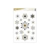 Okenní fólie vánoce glitr VA016 20x30cm 8885841