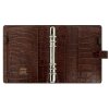 Filofax, Diář Classic Croc, A5, kaštanová