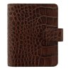 Filofax, Diář Classic Croc, kapesní, kaštanová