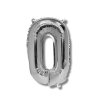 Balónek CONCORDE fóliový 40cm, č.0, stříbrná A280