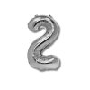 Balónek CONCORDE fóliový 40cm, č.2, stříbrná A282