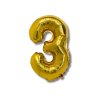 Balónek CONCORDE fóliový 40cm, č.3, zlatá A293