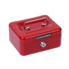 Kovová pokladna CONCORDE č. 11, 150 x 110 x 80mm, červená A1275071