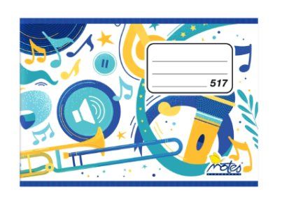 Notový sešit NOTES – A5, 8 listů