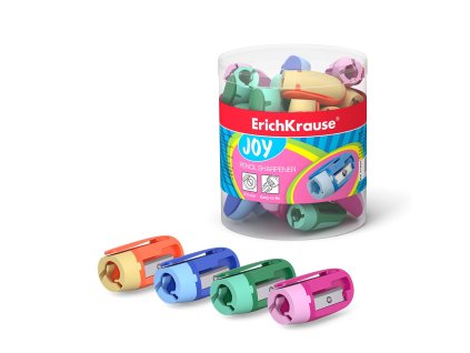 BALENÍ 48 ks: Plastové ořezávátko ErichKrause JOY®, různé