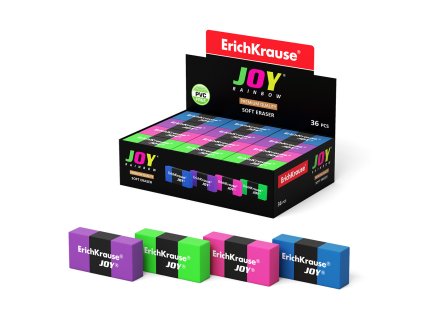 BALENÍ 36ks: Guma ErichKrause JOY® Rainbow