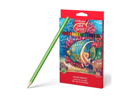 Erich Krause Pastelky ArtBerry® šestihranné, 18 barev