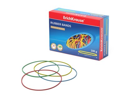 Erich Krause Gumičky 80 mm, barevné Box 100 g