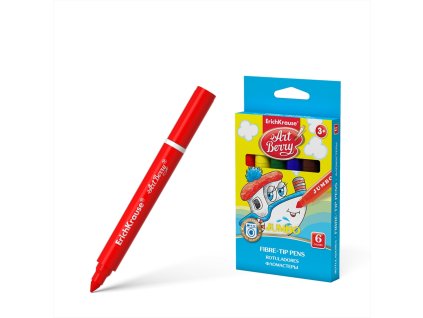 Erich Krause Dětské fixy Artberry Jumbo, 6 ks