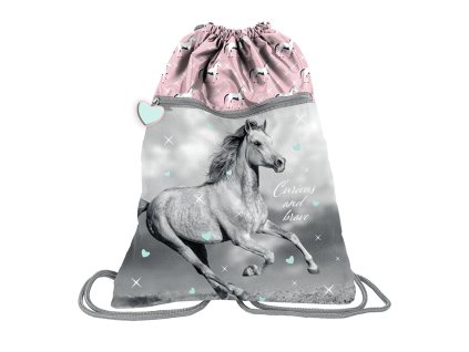 Paso Vak na záda Horse šedý pevný