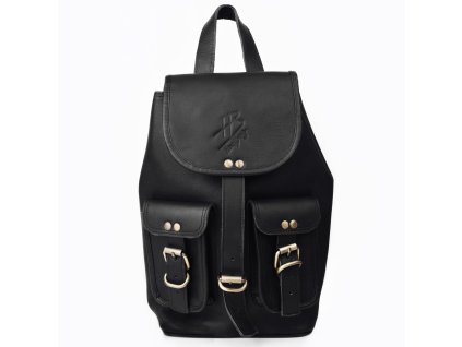 Hudbag Kožený batoh Niké Ebony