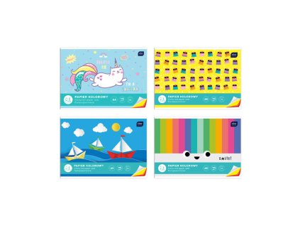 Interdruk Barevné papíry A4, 10 ks