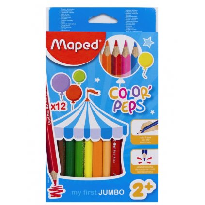 pastelky JUMBO 12 ks Maped