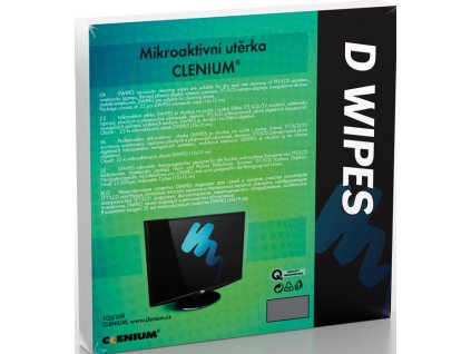 Mikroaktivní suchá utěrka Clenium - 15 x 15 cm / 25 ks