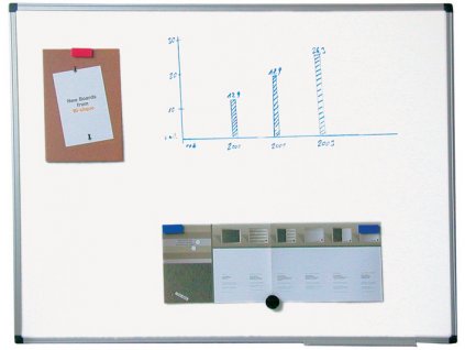 Tabule bílá magnetická Premium - 100 x 150 cm