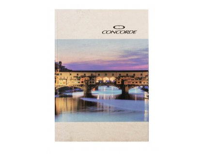 Kniha záznamní lepená Concorde - A5 / linka / 100 listů