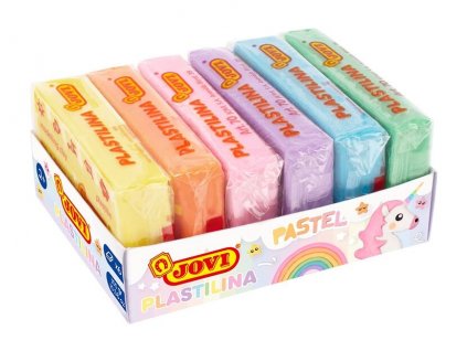 Plastelína JOVI UNICORN Pastel - 6 x 50 g