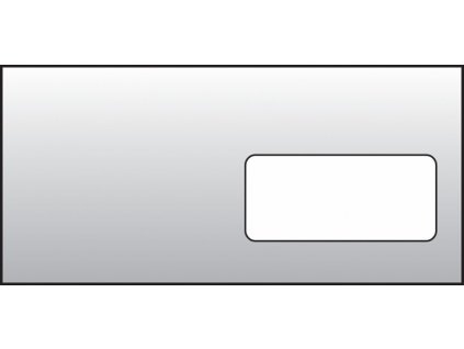 Obálky DL samolepicí - okénko vpravo / 50 ks