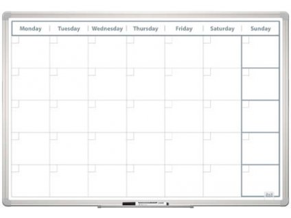 Plánovací tabule - měsíční 60 x 90 cm