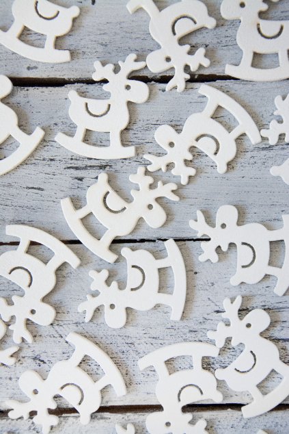 Dřevěný sobík velký