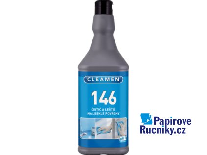 Cleamen 146 čistič a leštič na lesklé povrchy 1 l