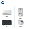 t7 e com 2 compatible dispensers universal