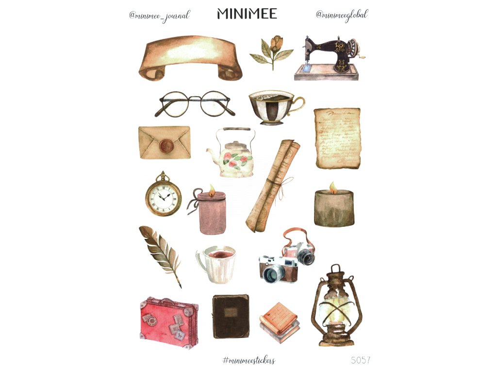 Samolepky Vintage