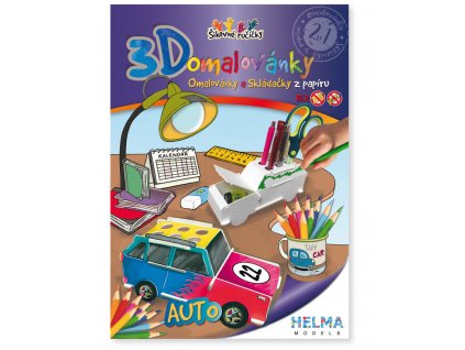 3D omalovánka - Auto