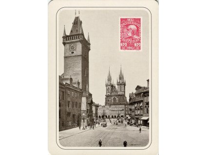 4310 2 pohlednice praha stare mesto roku 1900