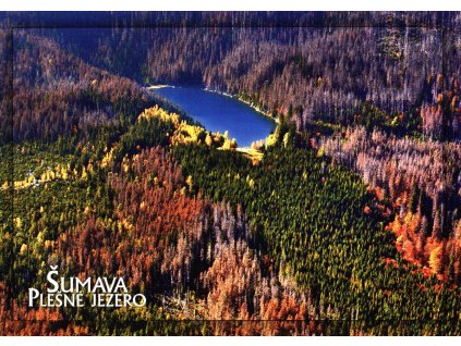 80 pohlednice sumava plesne jezero