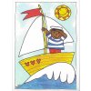 13514 3 pohlednice namornik se svou lodi