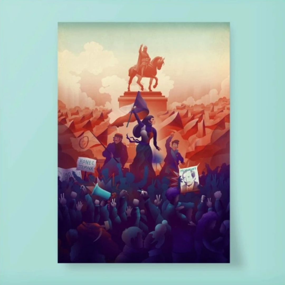 Plakát Sametová 50x70 cm