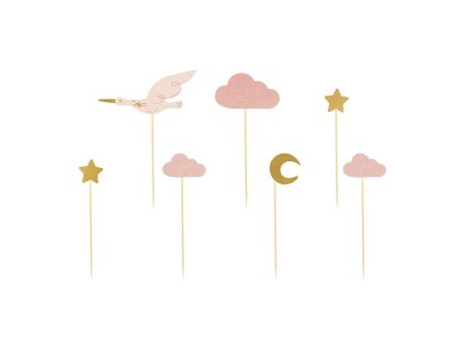 Zápich na dort Magická noc - PARTY DECO