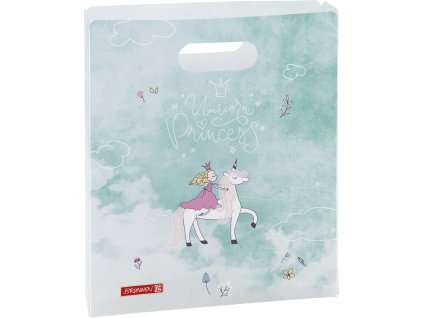 Box na sešity A4 PP, 25x31x5cm, Princezna a jednorožec