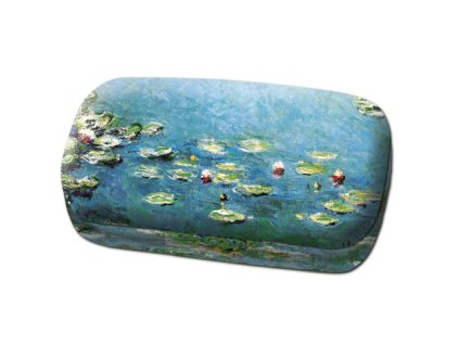 Originální pouzdro se zrcátkem 9x4,9x3,1cm, Leknín
