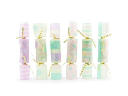 Confetti crackers 6ks - PARTY DECO