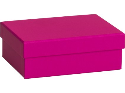 Dárková krabička 12x16,5x6cm A6+, One Colour růžová