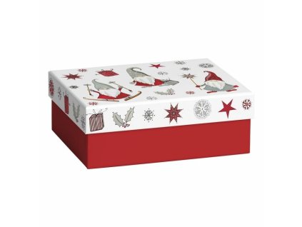 Dárková krabička 12x16,5x6cm A6+, skřítci