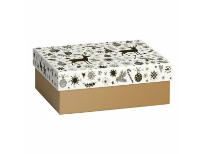 Dárková krabička 12x16,5x6cm A6+, Vánoce