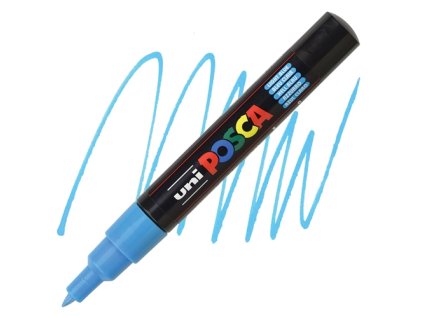AKRYL.POPISOVAČ POSCA 0,7 MM - modrý