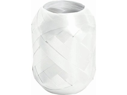 Dárková stuha 10mm x 30m, bílá